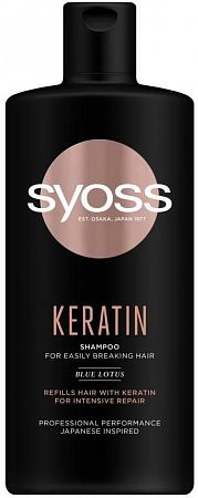 Syoss Keratin šampón pre jemné a lámavé vlasy 440 ml